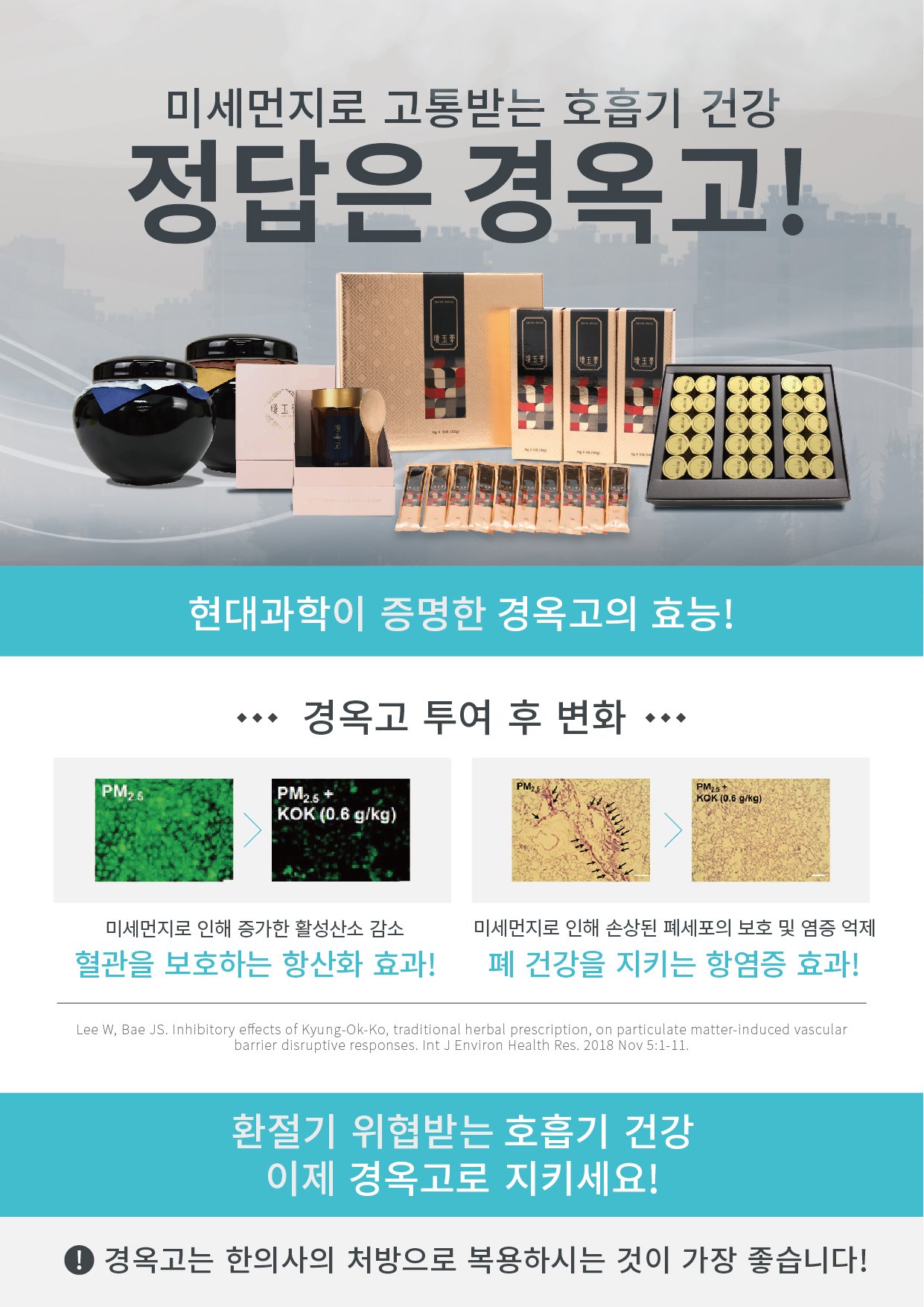 경옥고의 면역력 강화와 미세먼지 대책 3