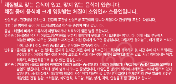 사상체질 태양인 7
